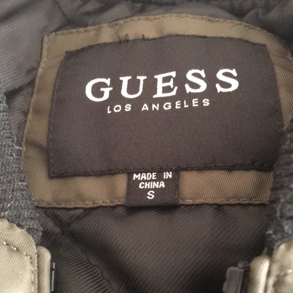 Unisex Guess Bomber Jacket - Picture 3 of 5